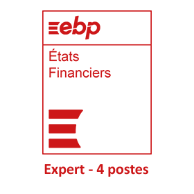 EBP Etats Financier Expert 2022 - 4 postes - 100 Siren pour le bilan 2022 2021 - Compatible uniquement à partir de Windows 10