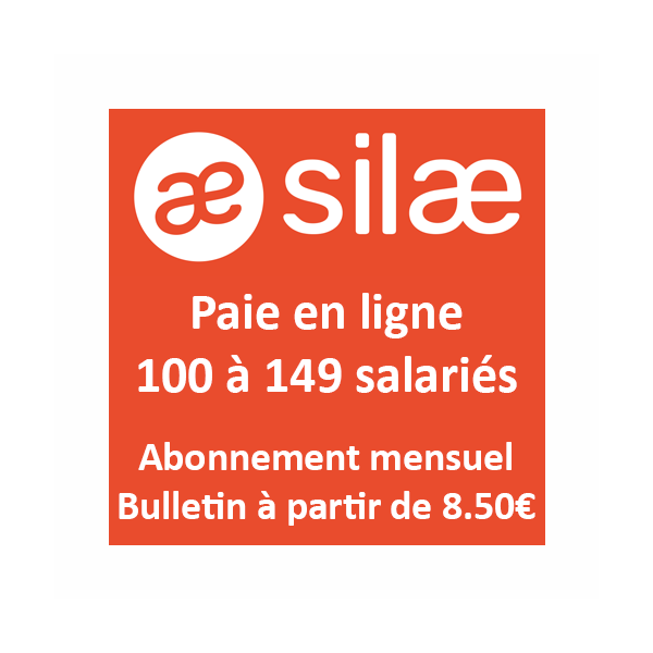 Silae Paie Logiciel de paye en ligne avec coffre fort - SAAS - 100 à 149 salariés - Avec assistance et télémaintenance