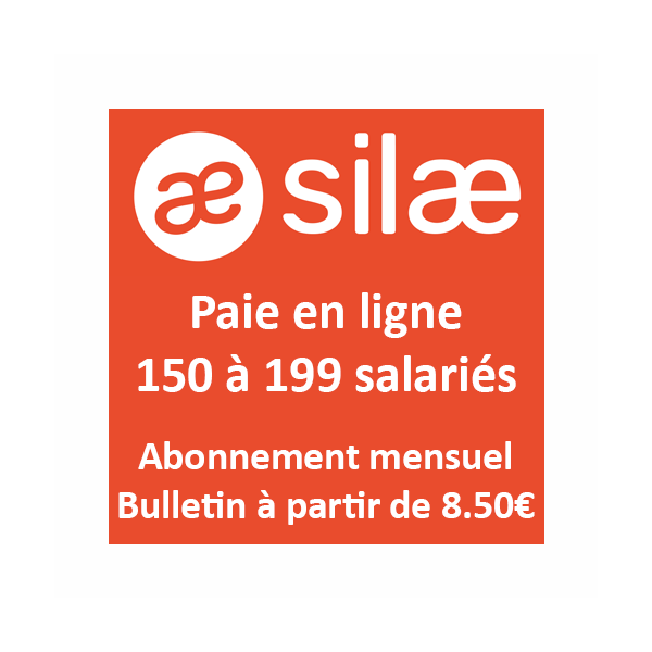 Silae Paie Logiciel de paye en ligne avec coffre fort - SAAS - 150 à 199 salariés - Avec assistance et télémaintenance