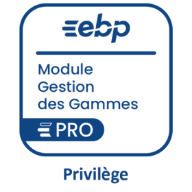 EBP Modules Gammes Point de Vente PRO 2024