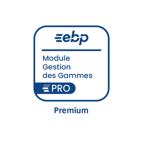 EBP Modules Gammes pour Gestion Commerciale PRO 2024