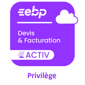 EBP Devis et facturation Activ 2024 Saas / Cloud en ligne