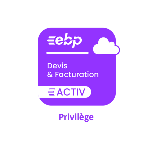 EBP Devis et facturation Activ 2024 Saas / Cloud en ligne
