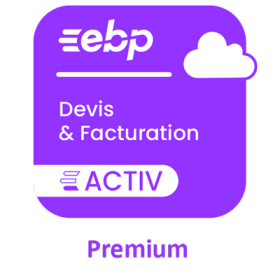 EBP Devis et facturation Activ 2024 Saas / Cloud en ligne
