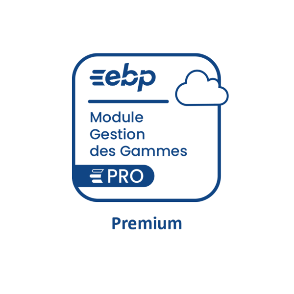 EBP Modules Gammes pour Gestion Commerciale PRO 2024