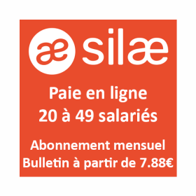 Silae Paie Logiciel de paye en ligne avec coffre fort - SAAS - 20 à 49 salariés - Avec assistance et télémaintenance