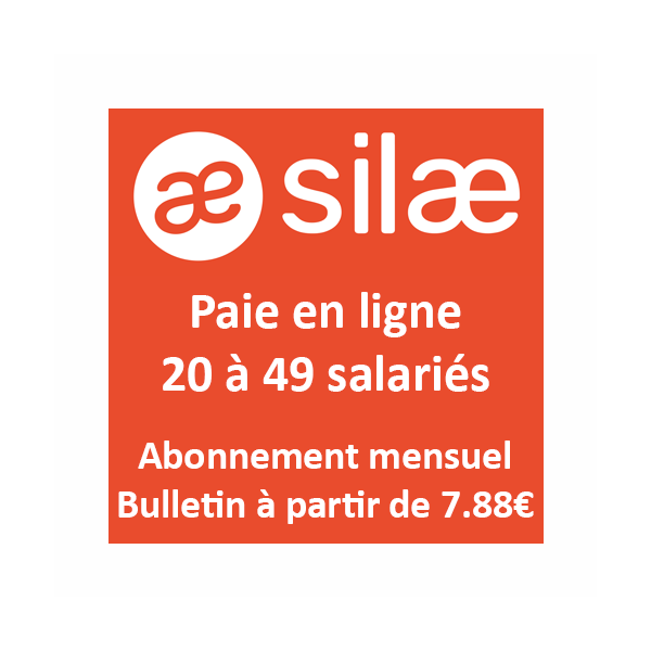 Silae Paie Logiciel de paye en ligne avec coffre fort - SAAS - 20 à 49 salariés - Avec assistance et télémaintenance