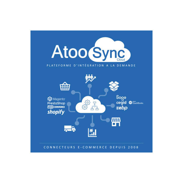 Abonnement mensuel Atoo Sync Cloud - Envoyer dans ma boutique