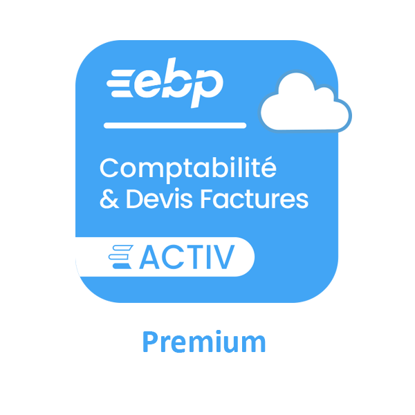 EBP Compta et Devis factures Activ 2025 - Abonnement annuel en saas cloud Premium