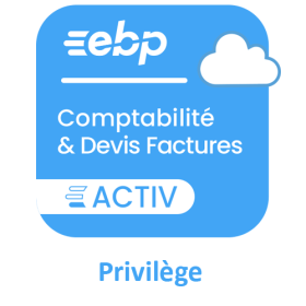 EBP Compta et Devis factures Activ 2025 - Abonnement annuel en saas cloud Privilège